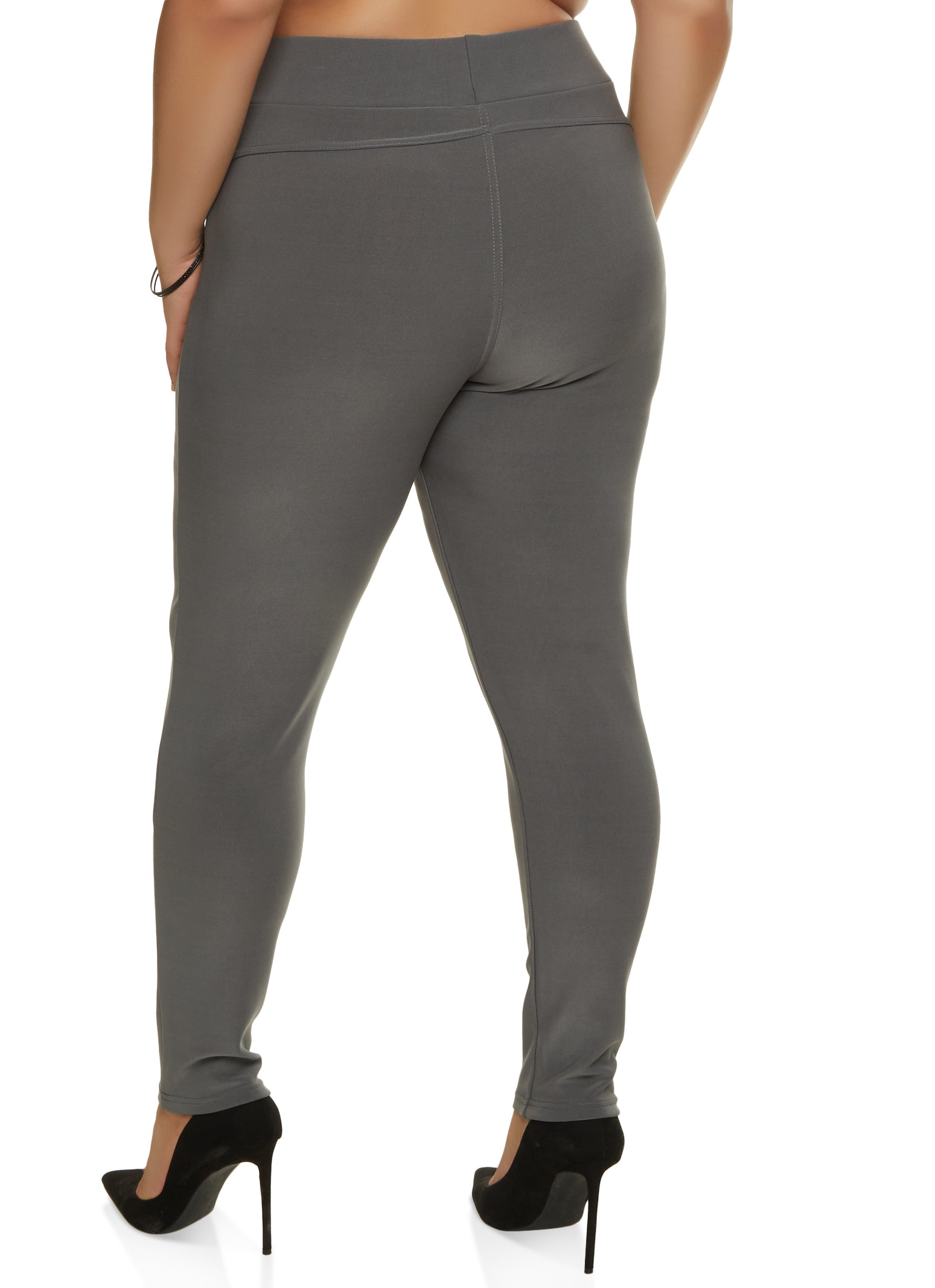 Plus Size Scuba Pull On Skinny Pants