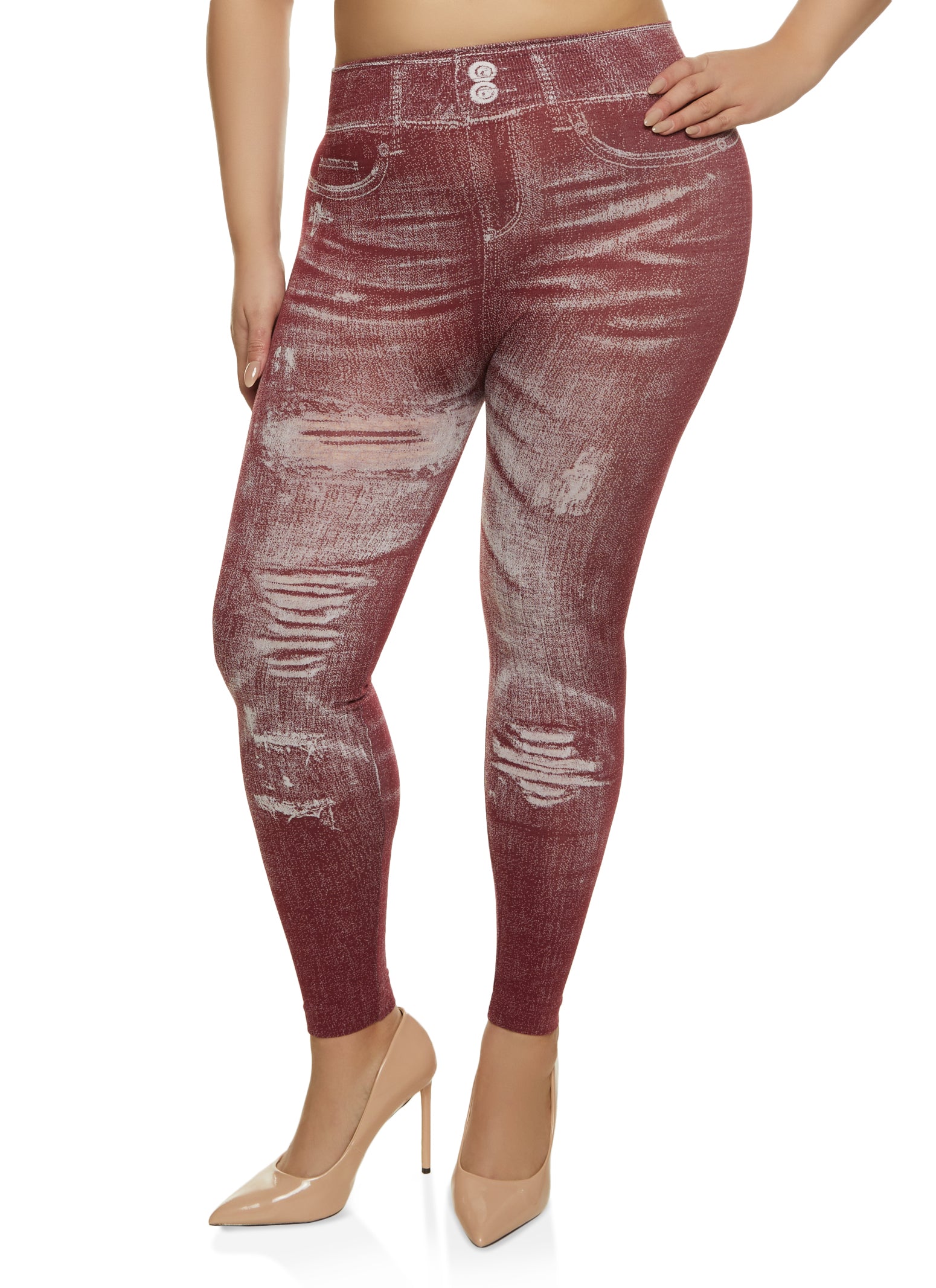 GORGIOUS JEGGINGS COMBO (Maroon, Black & Blue)