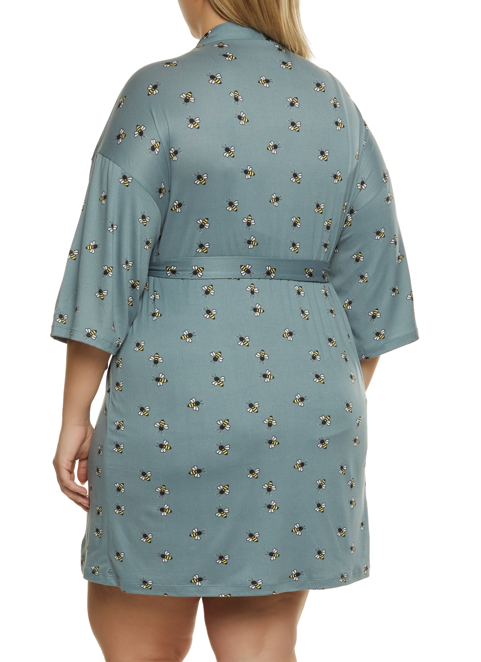 Plus Size Youre Sweet As Honey Nightgown and Robe