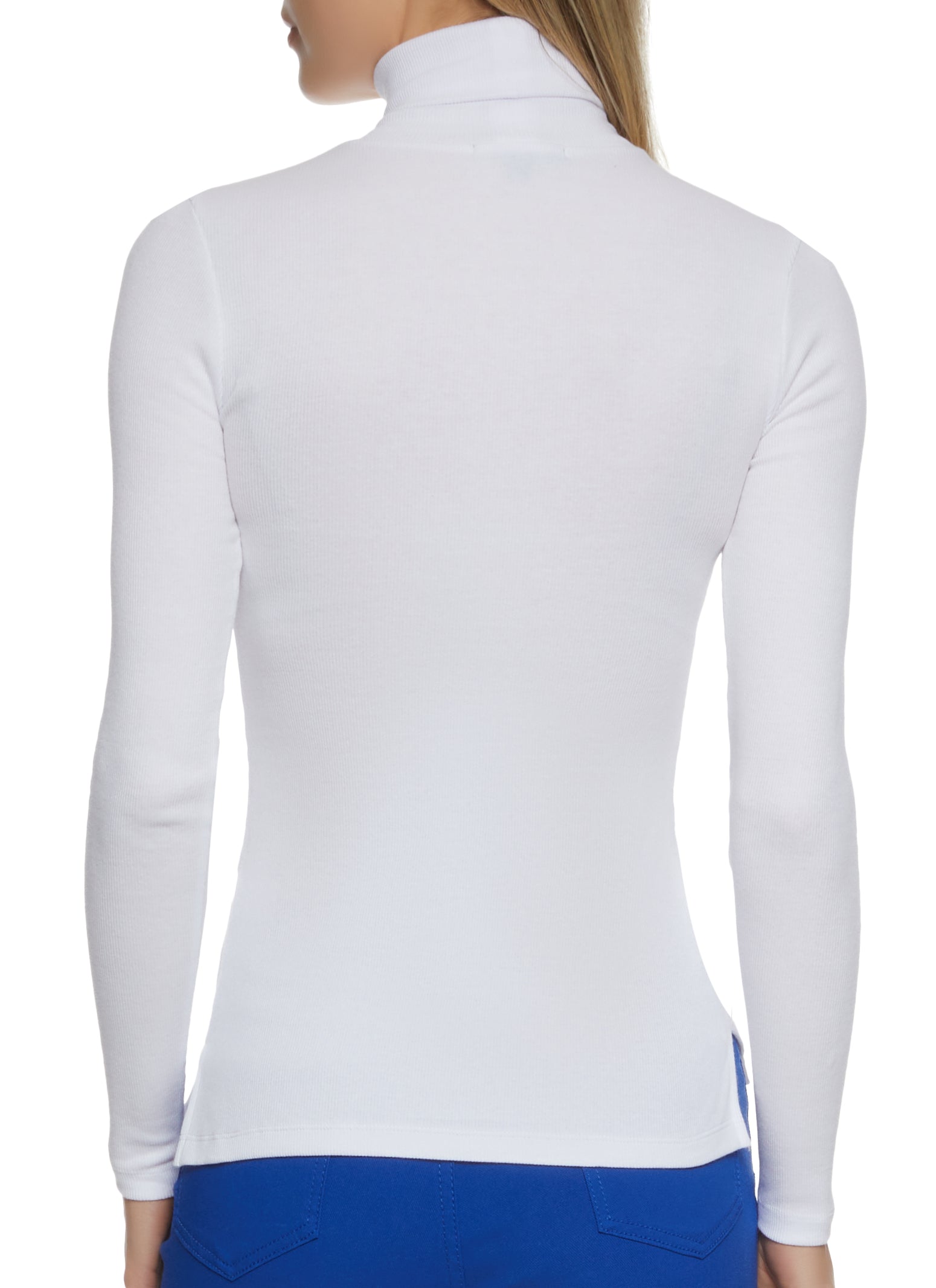 ◇ROUGHNECK◇ Basic layered sleeve white THE RIBBED LONG SLEEVE | Favorite Daughter