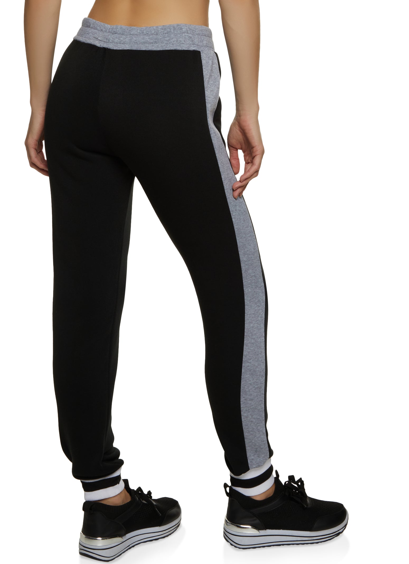 Joggers with Side Stripes