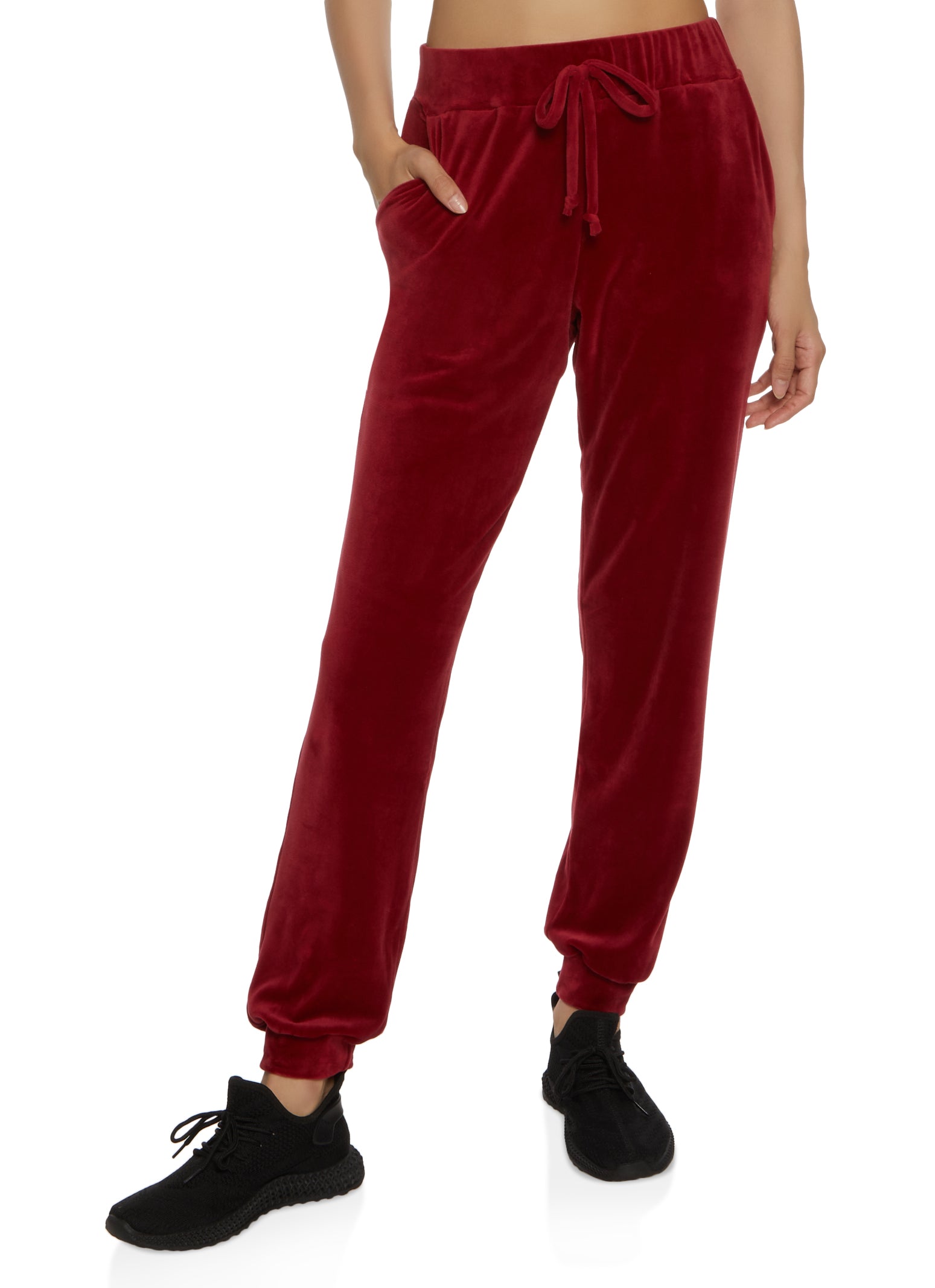 Solid Velour Joggers