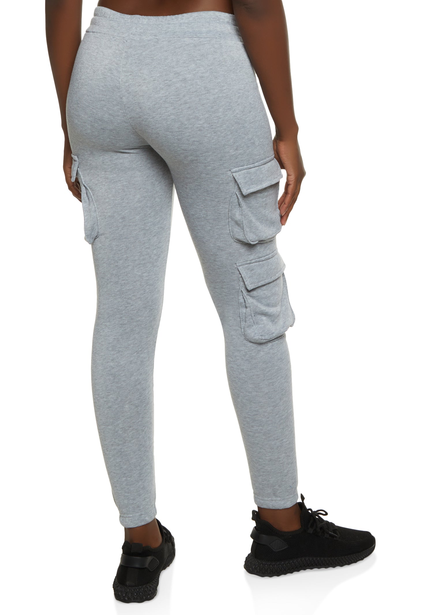 Drawstring Waist Cargo Pocket Sweatpants