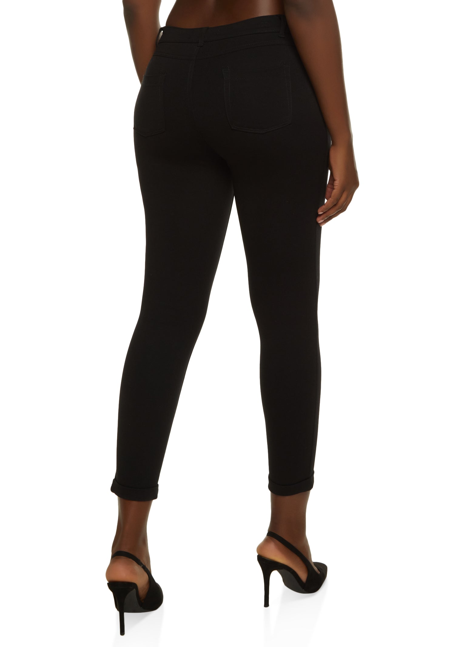 Ponte Fixed Cuff Dress Pants