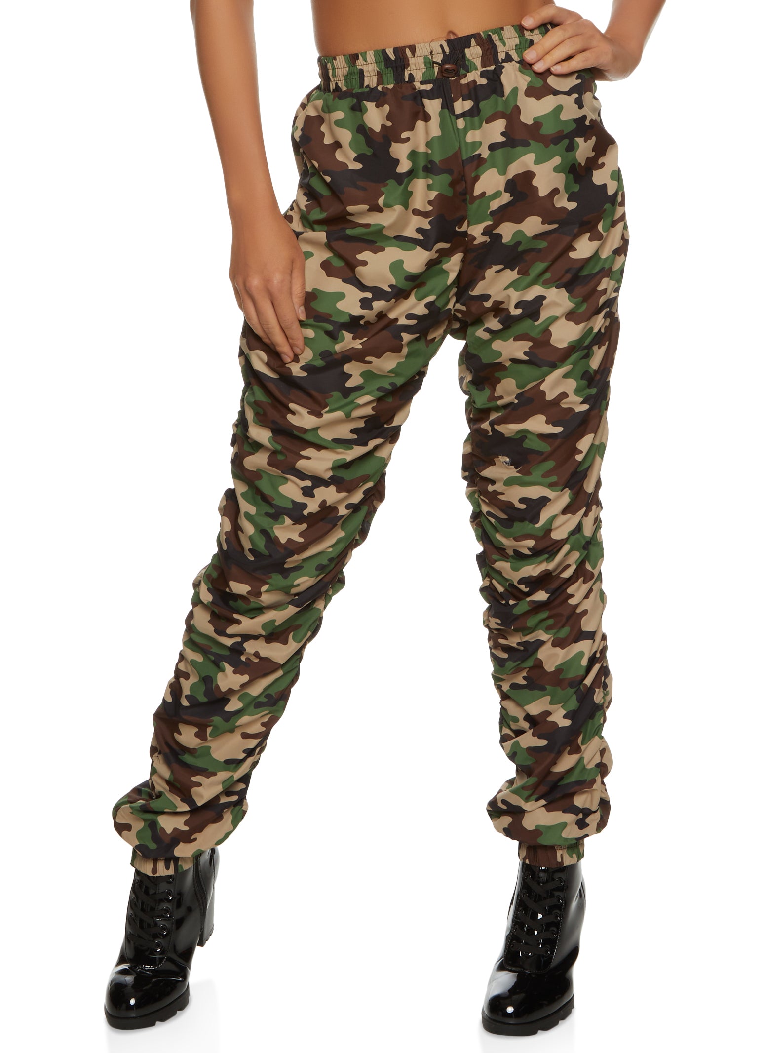 Camo Stacked Joggers