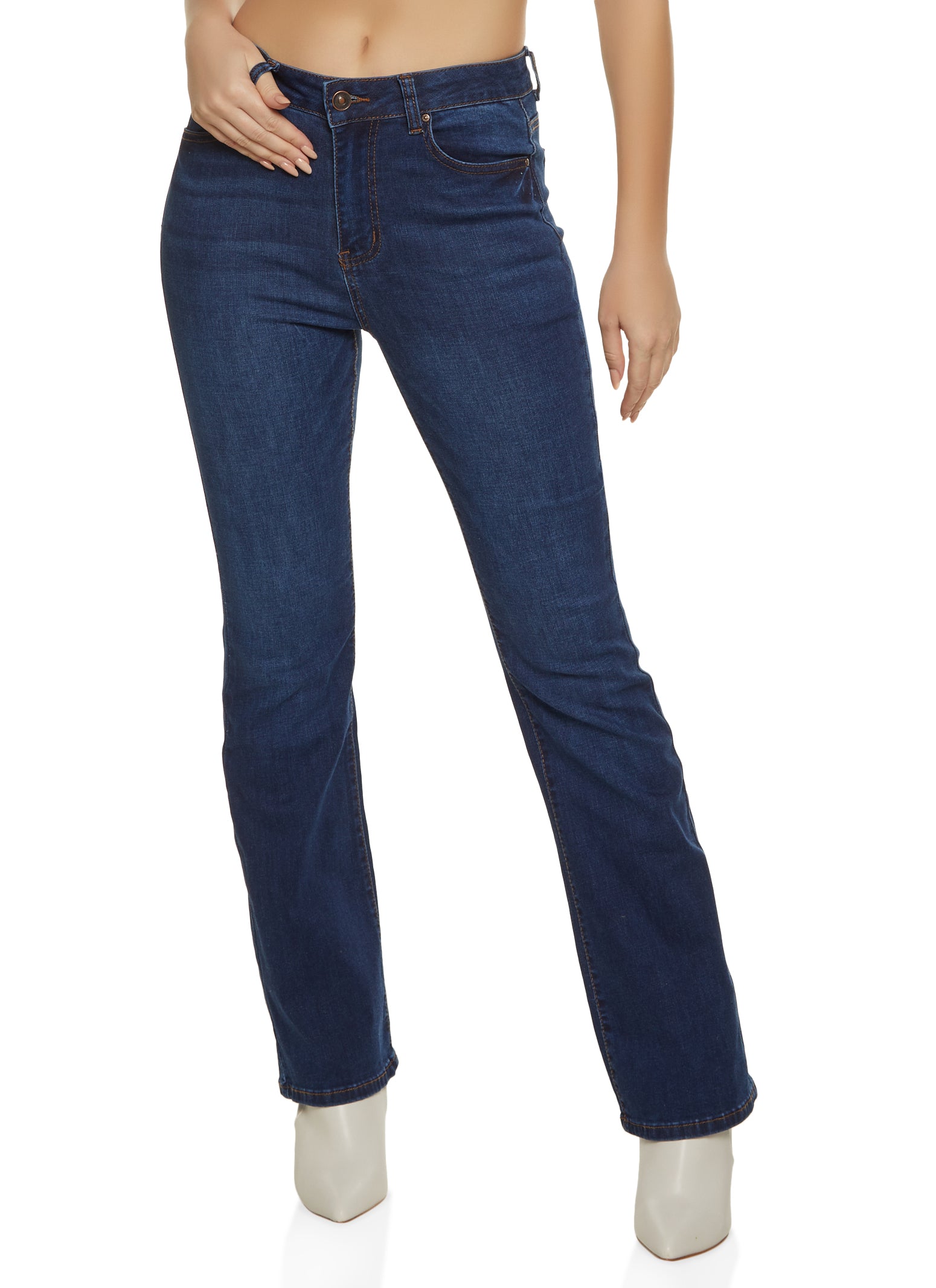 WAX Solid Bootcut Jeans