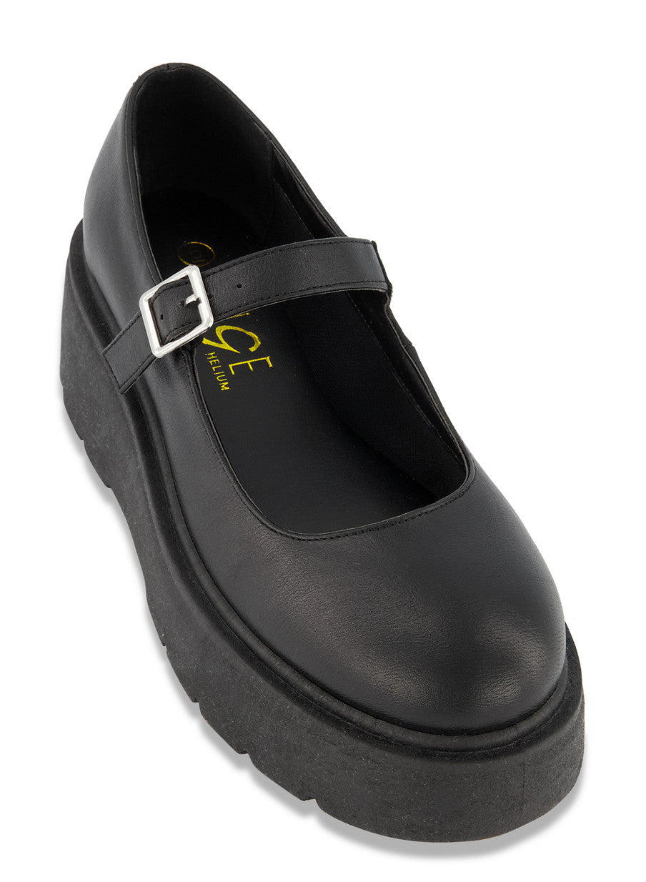 Buckle Platform Mary Janes