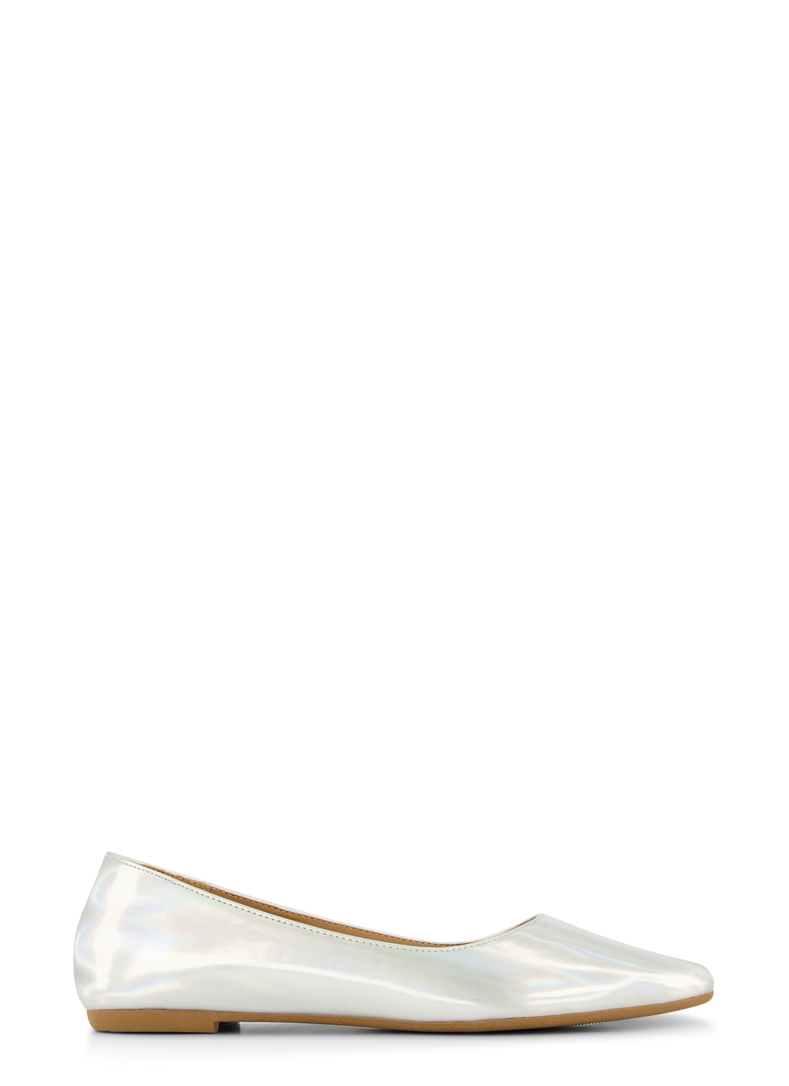 Solid Pointed Toe Flats