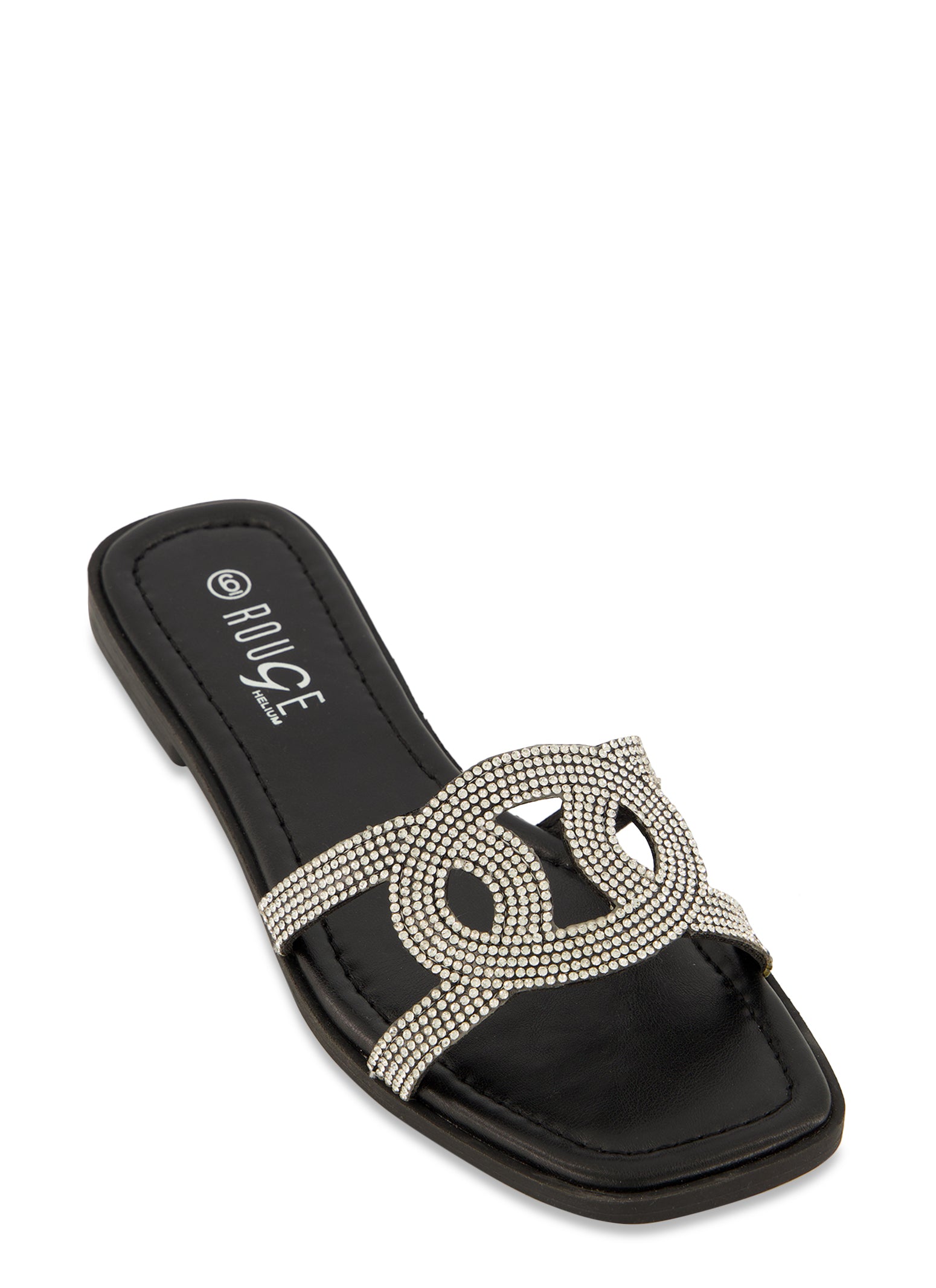 Chanel Woven Slides size 9  Black patent leather wedges, Trim
