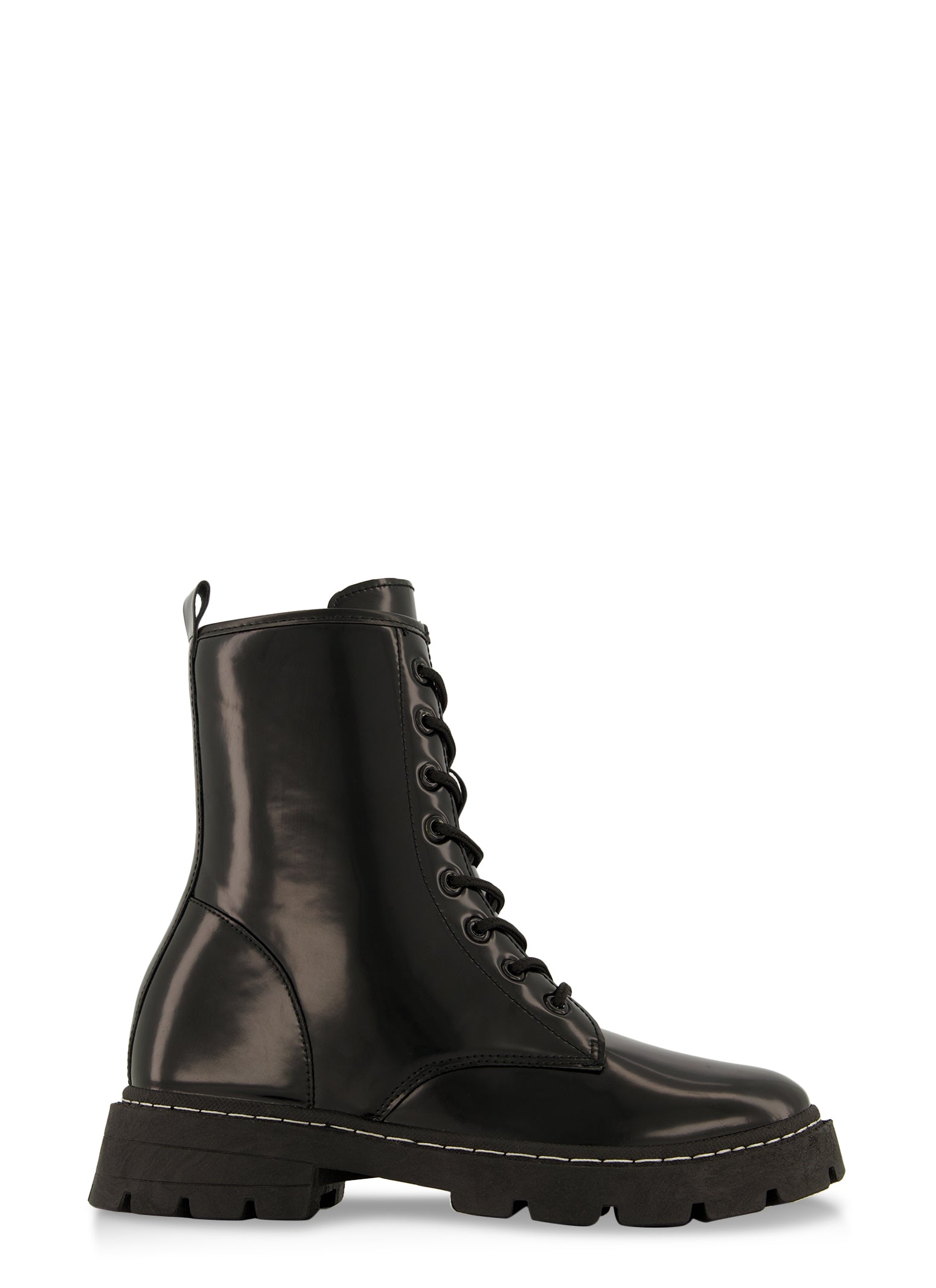 Chunky Sole Lace Up Combat Boots