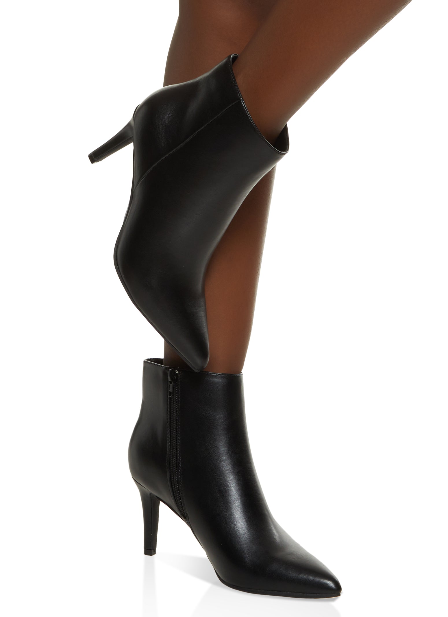 Pointed booties black hotsell