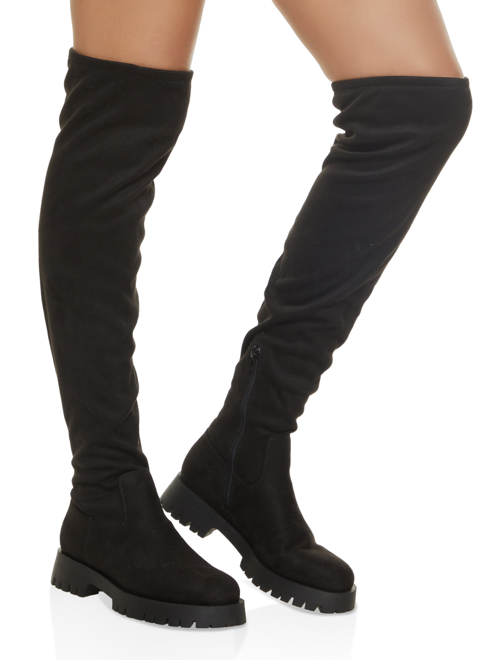High Knee Platform Boots