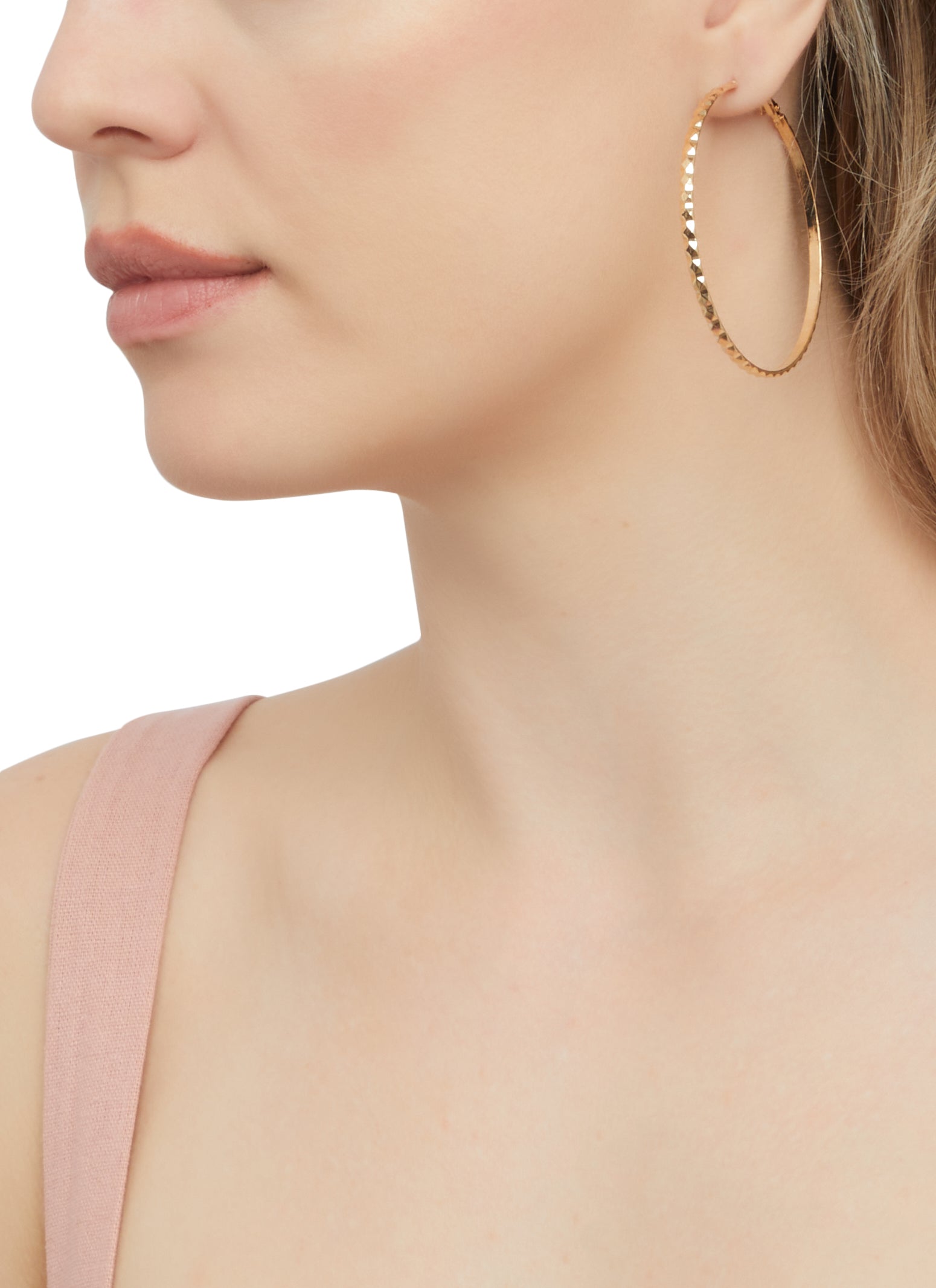 Set of 30 Metallic Rhinestone Stud and Hoop Earrings