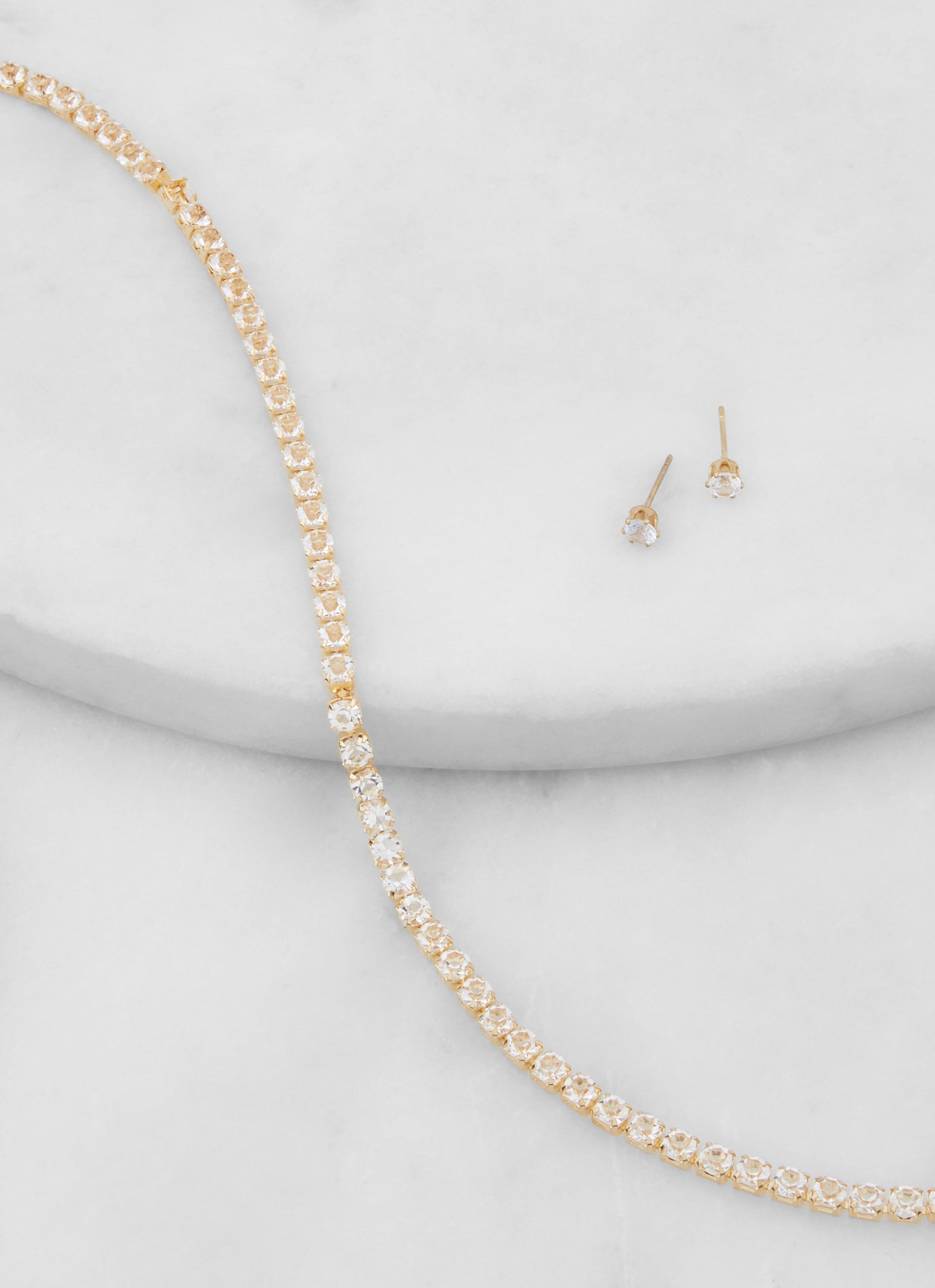 Rhinestone Collar Necklace | David's Bridal