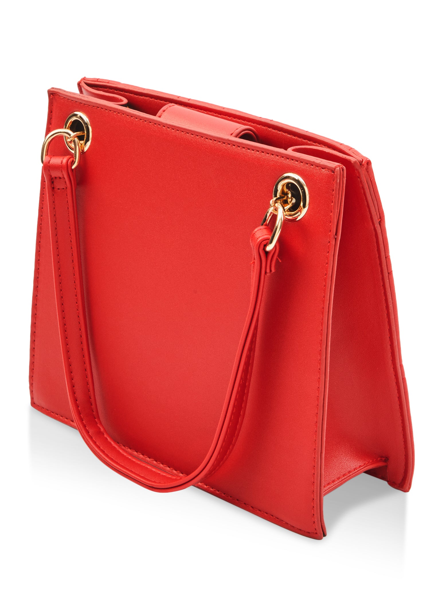 Studded Square Chain Strap Shoulder Bag