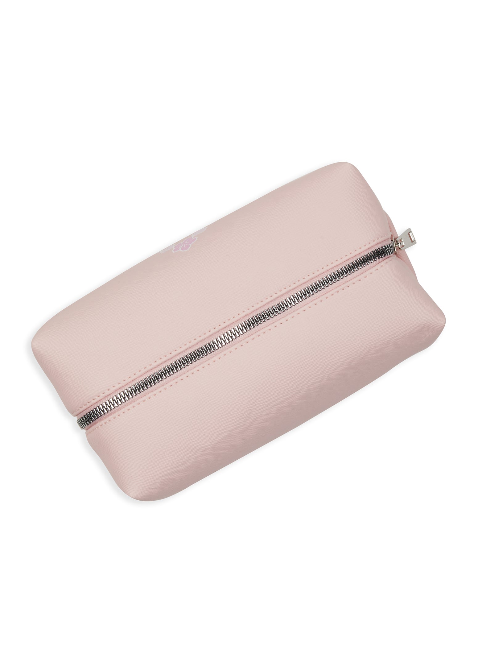 Faux Leather Graphic Cosmetic Pouch