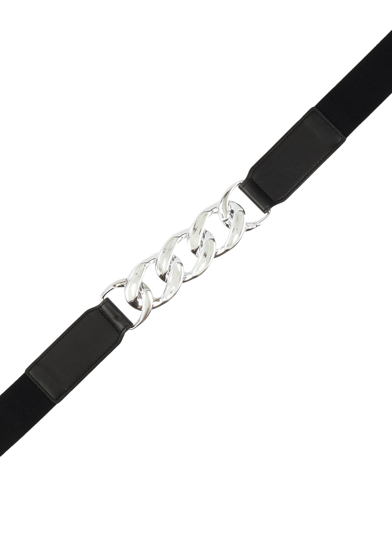 Curb Chain Detail Stretch Belt