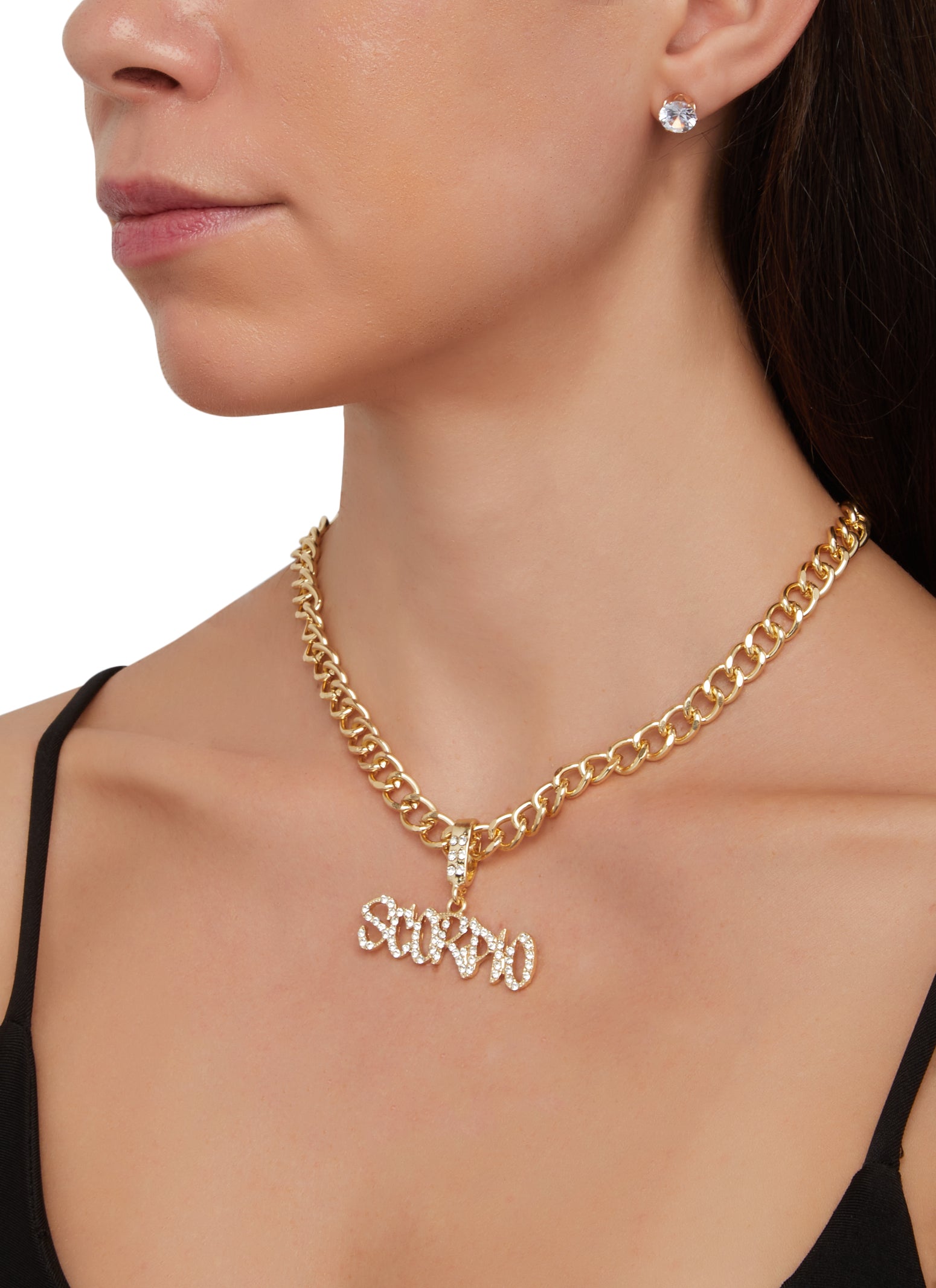 Brooke Gregson | Scorpio 14k Gold Diamond Constellation Astrology Necklace  at Voiage Jewelry