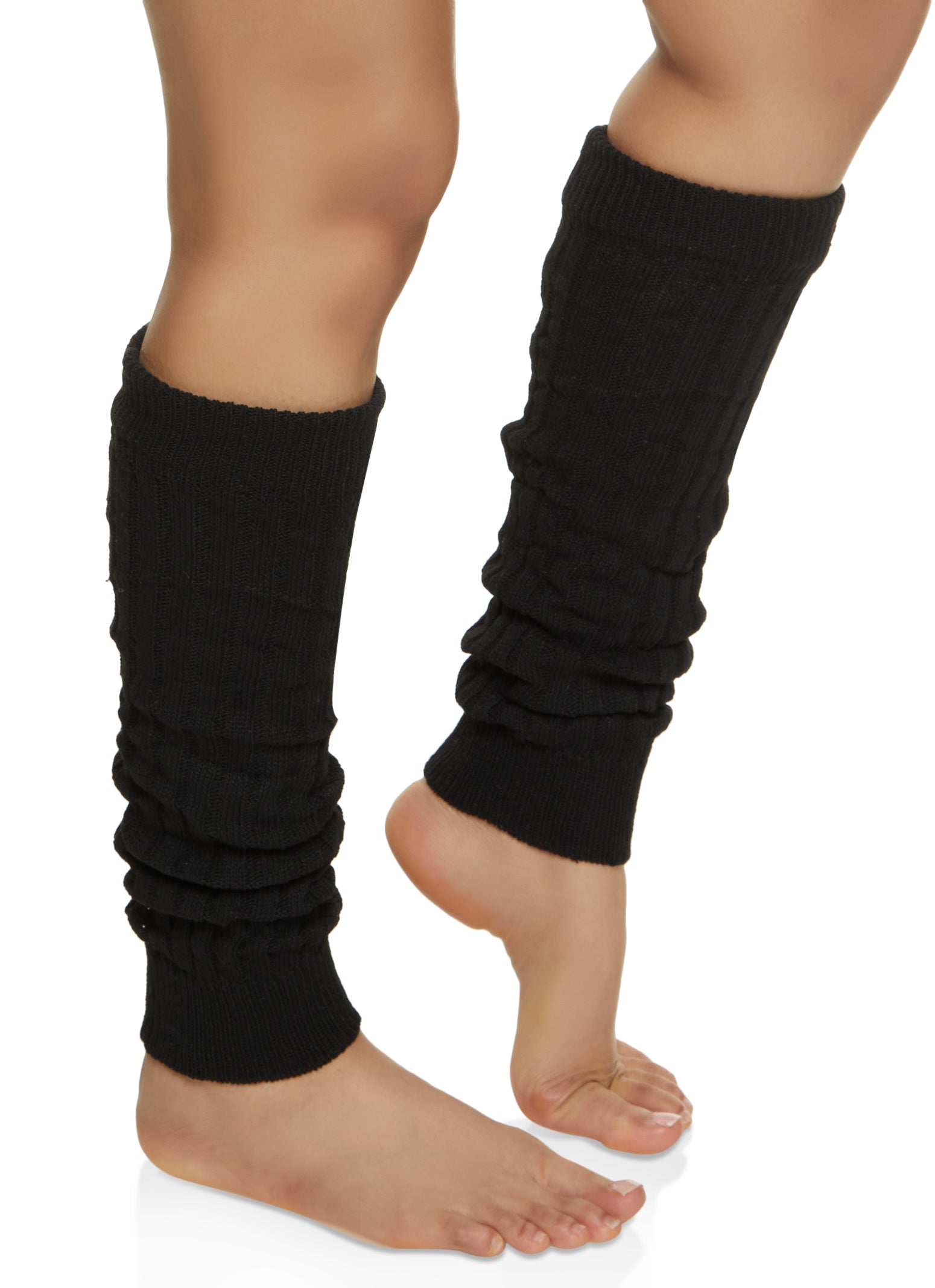 Ribbed Knit Leg Warmers