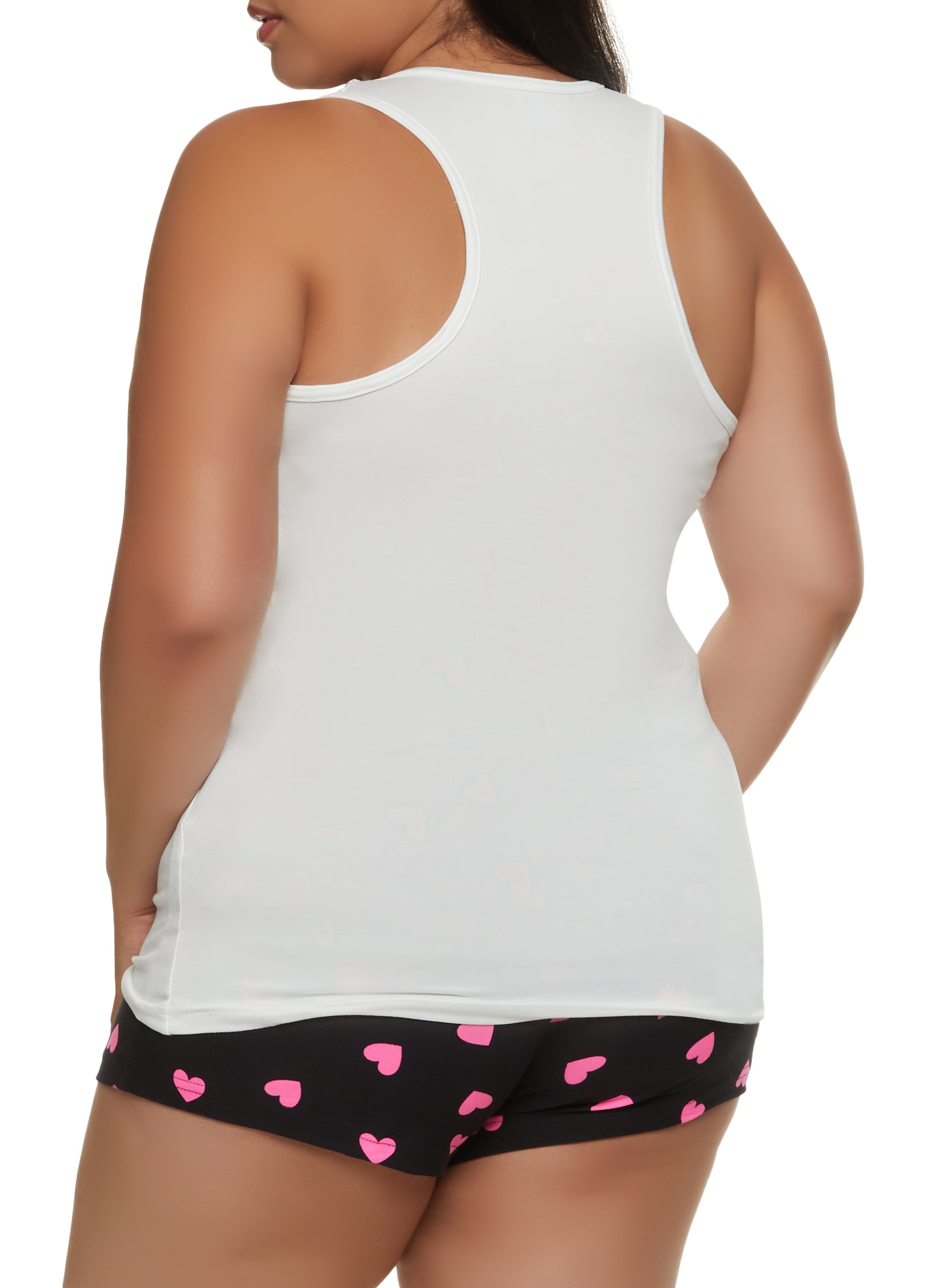Plus Size Grumpy Still Pajama Tank Top and Shorts