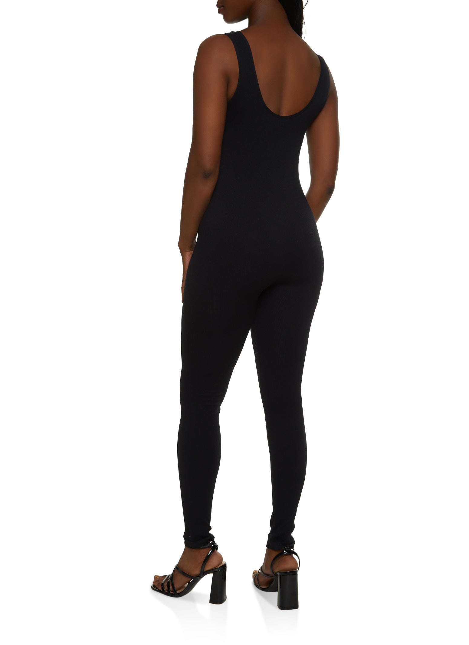 Seamless Ribbed Tank Catsuit