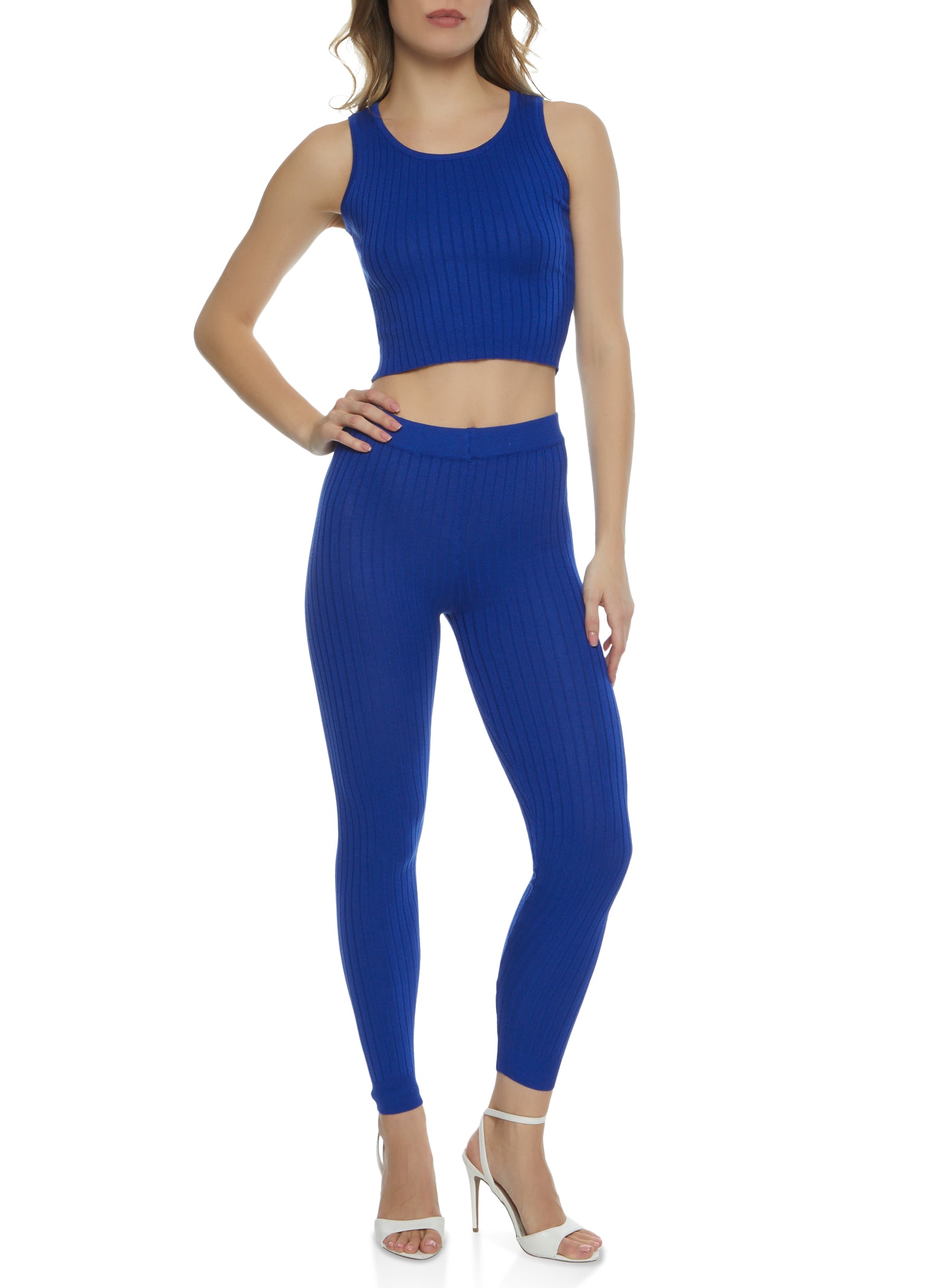 Basic Ribbed Knit Tank Top