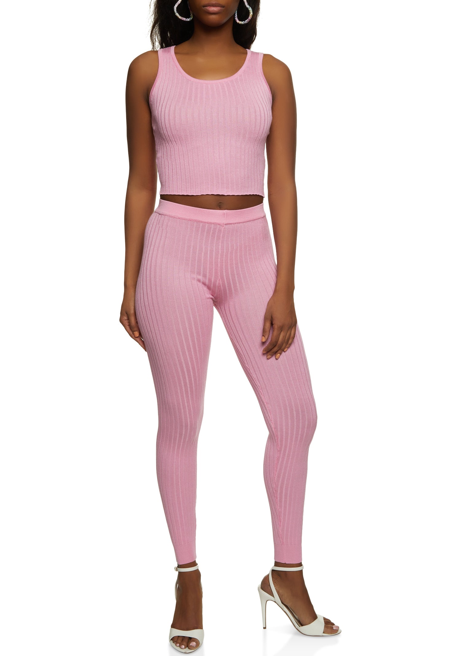 Basic Ribbed Knit Tank Top