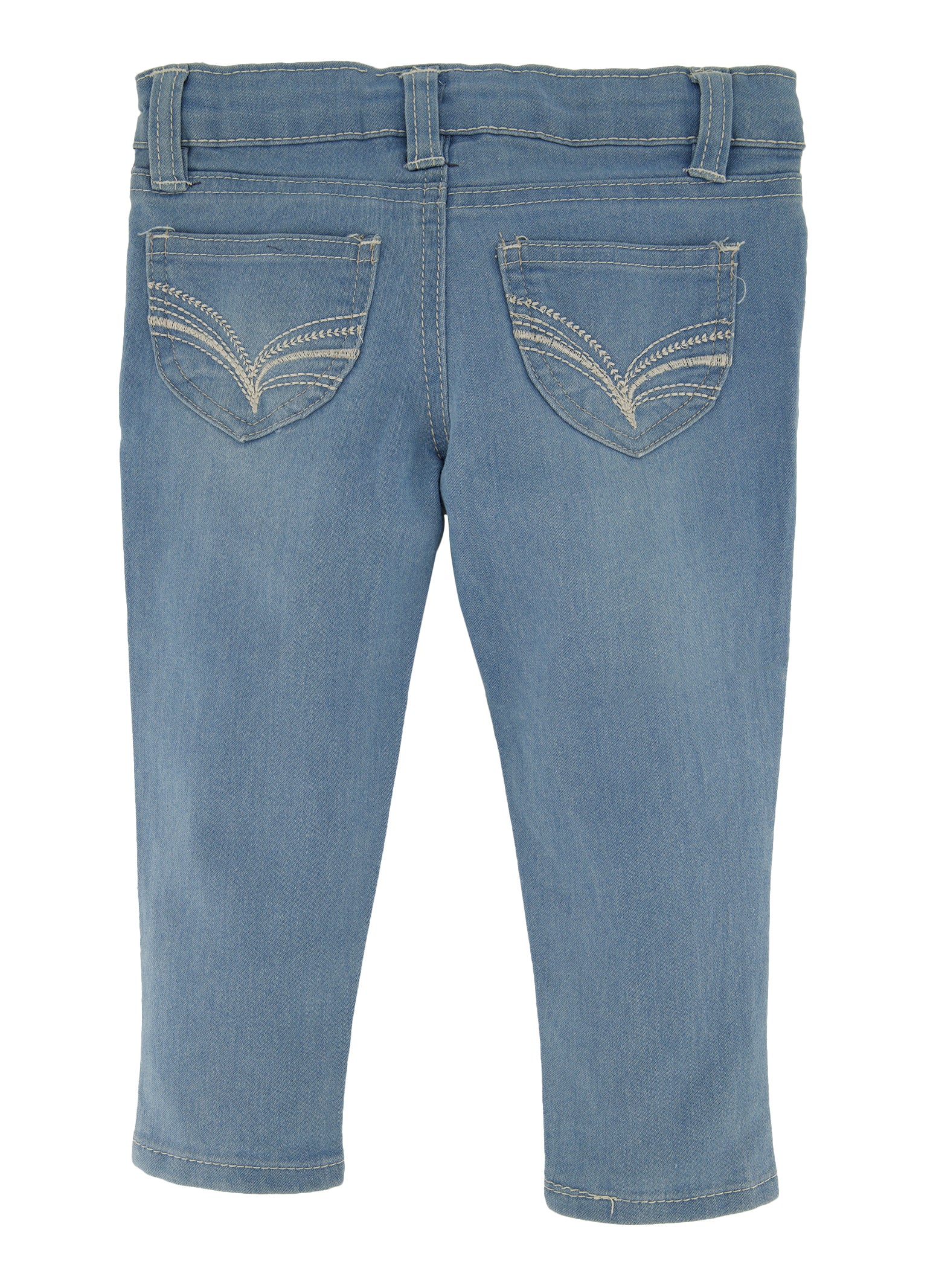 Toddler Girls Solid Light Wash Skinny Jeans toddler-girls-solid-light-wash-skinny-jeans