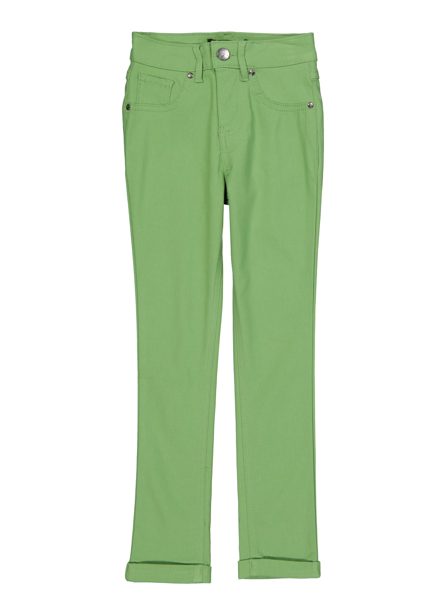 Naughty Ninos Girls Green Printed Flared Hem Quick Dry Pants