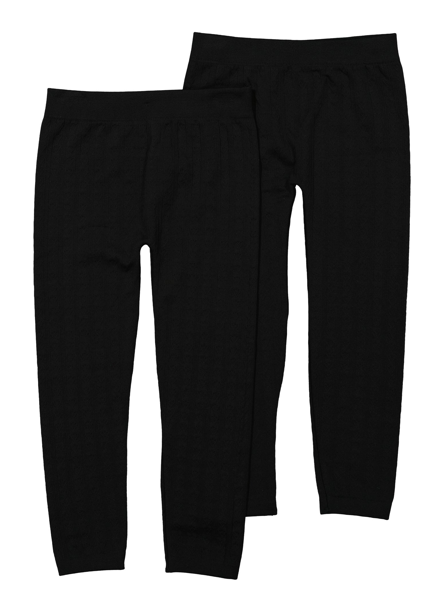 Girls Fleece Leggings 2 Pack Set