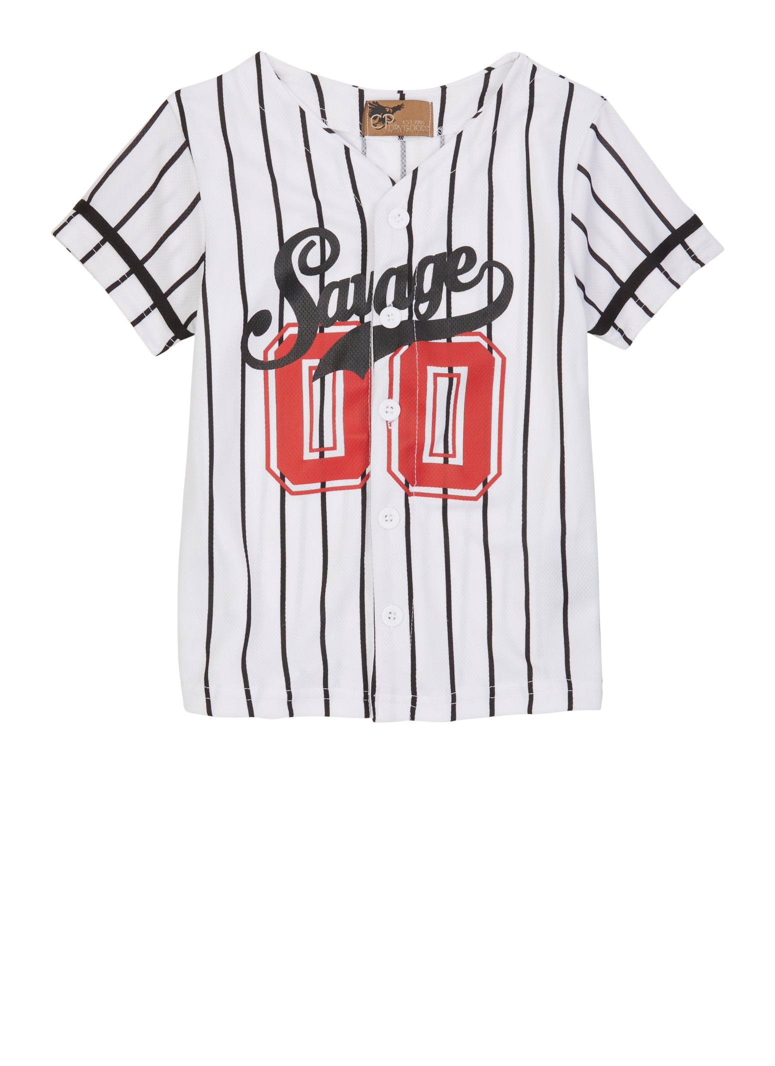 Little Boys Mesh Savage Baseball Shirt