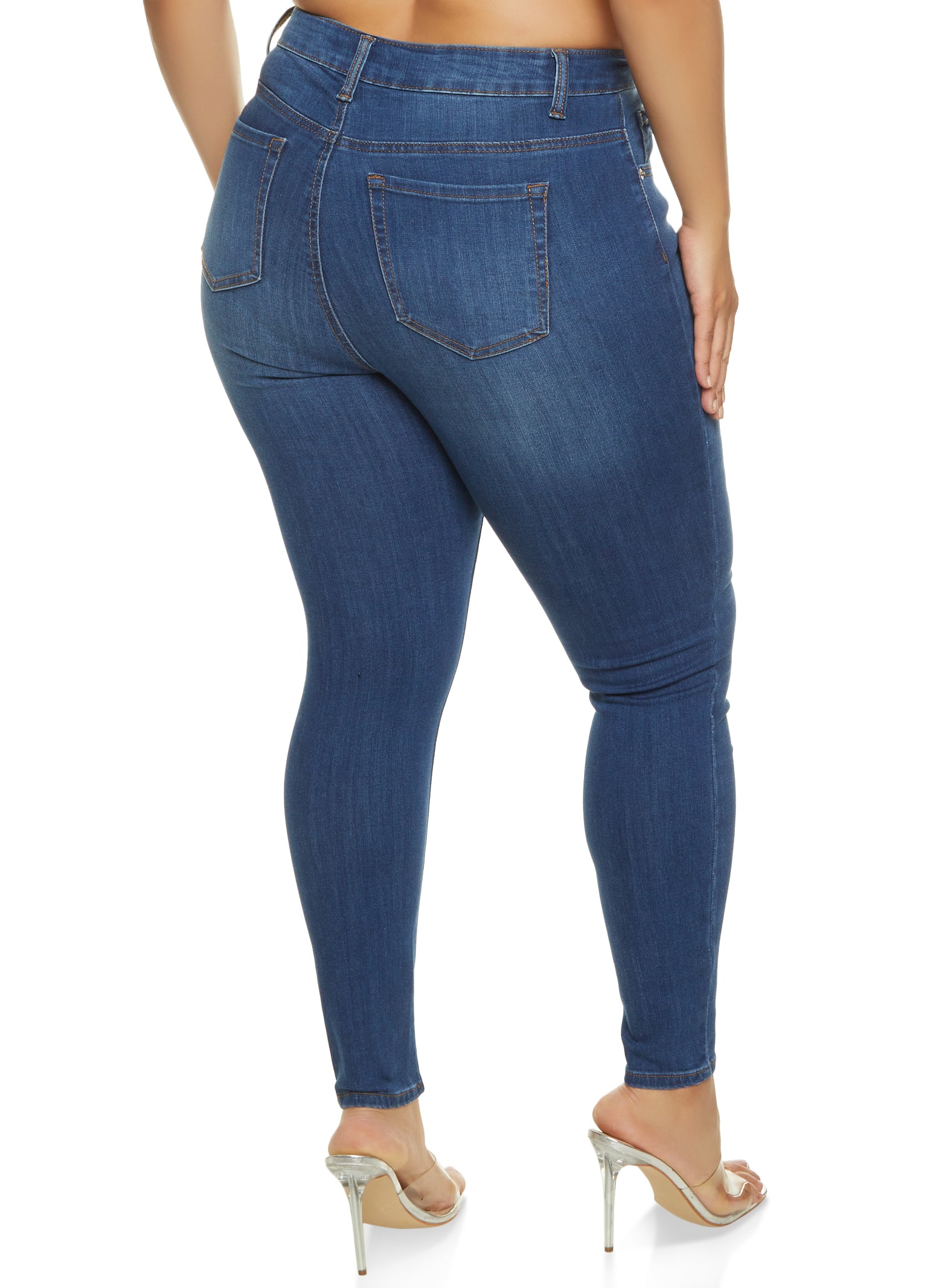 Plus Size WAX Basic High Rise Skinny Jeans
