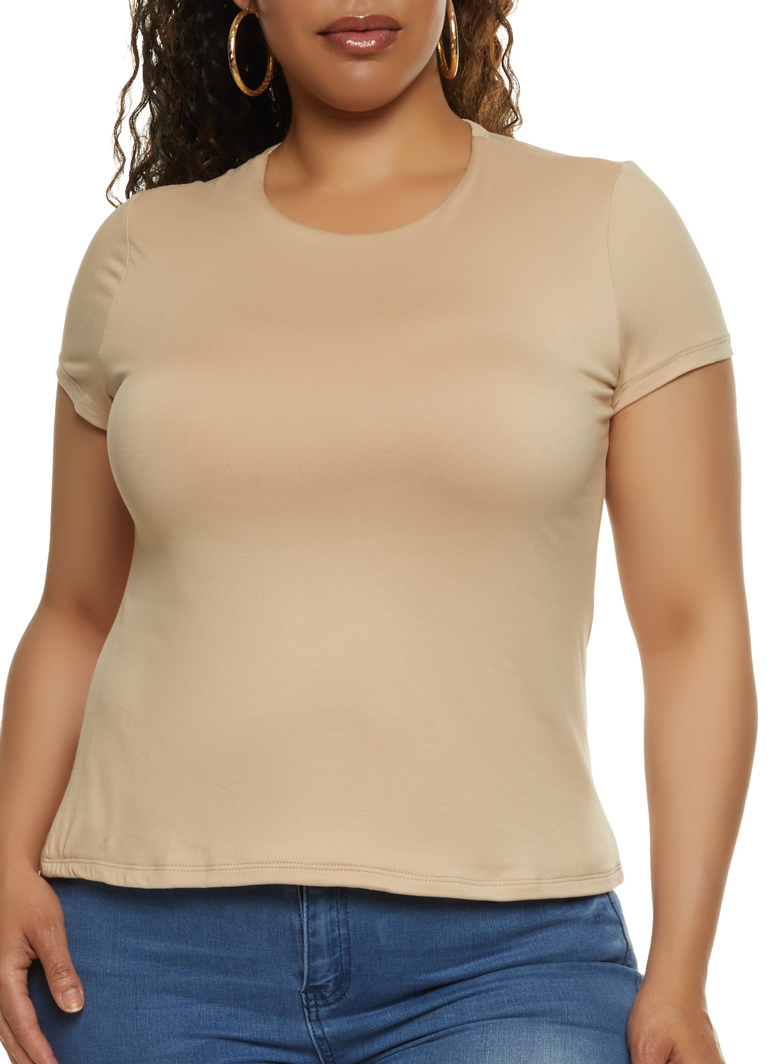 soft plus size t shirts