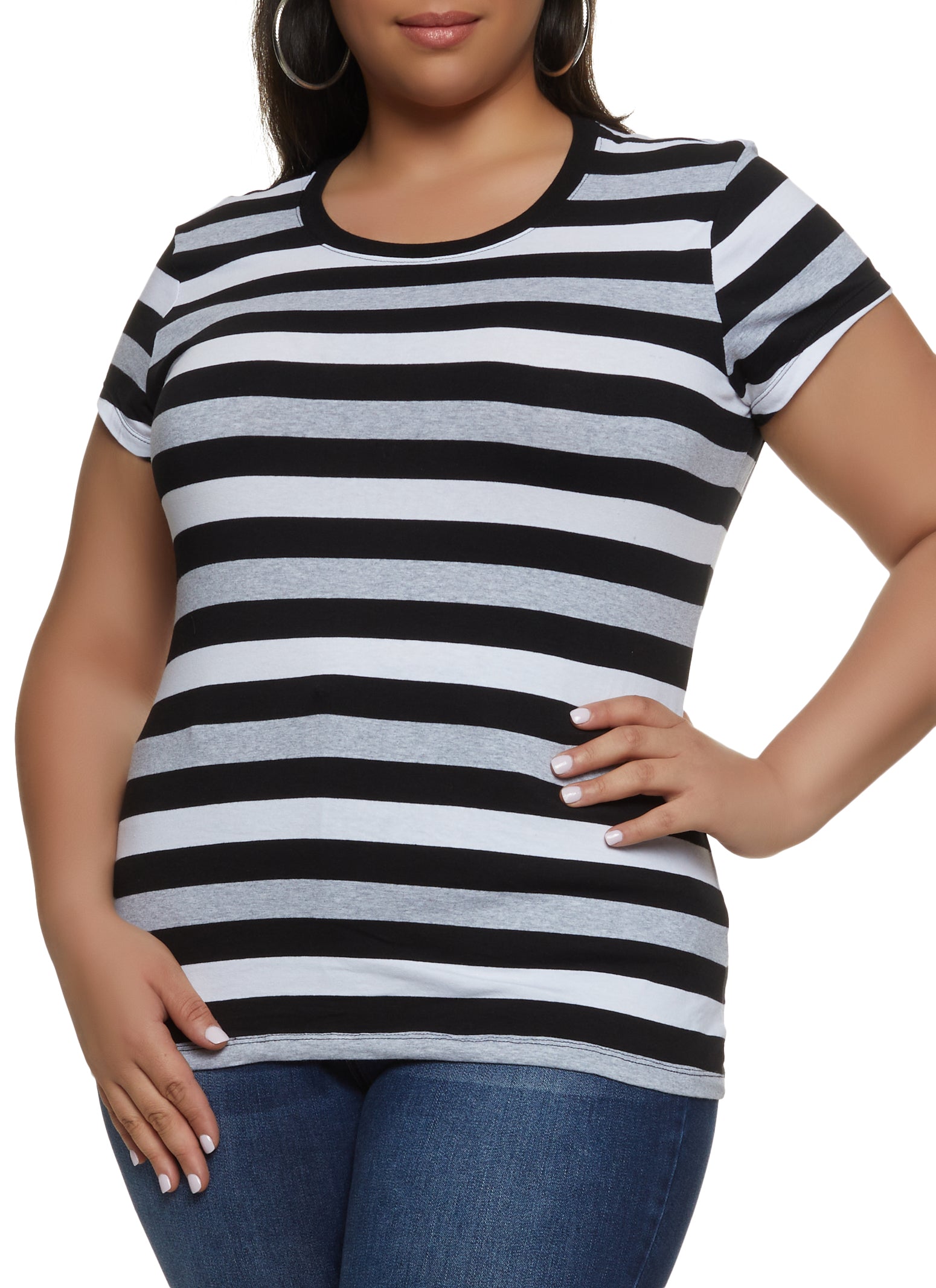 Basics Stripe - Black and White