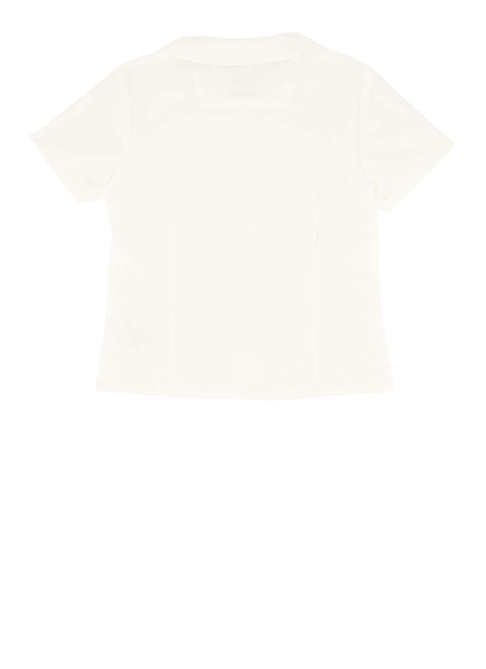 Francés Toast Peter Pan De Manga Corta Blusa (ajuste Femenino) Las