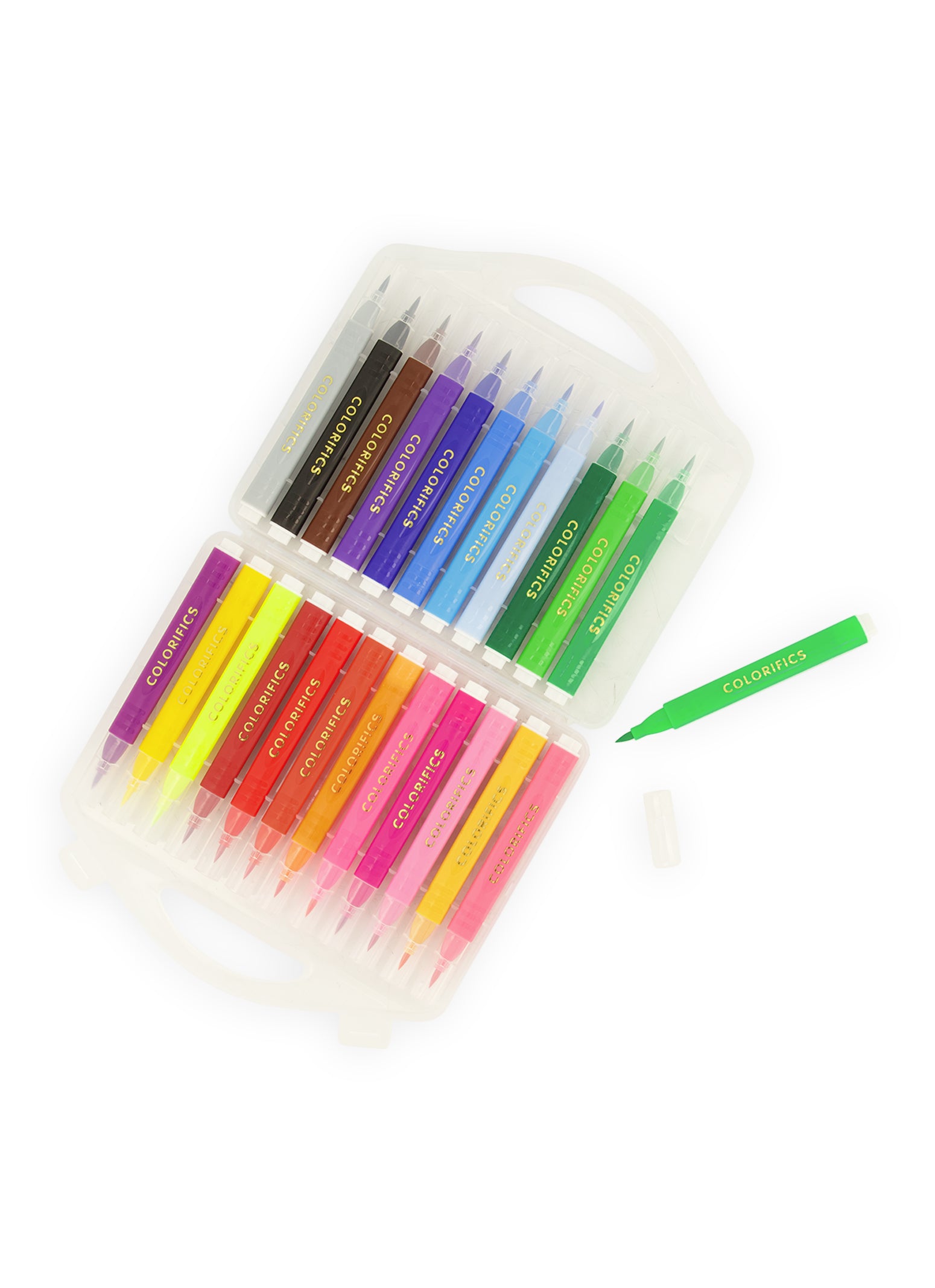 Brush Tip Markers 24 Pack - Multi Color