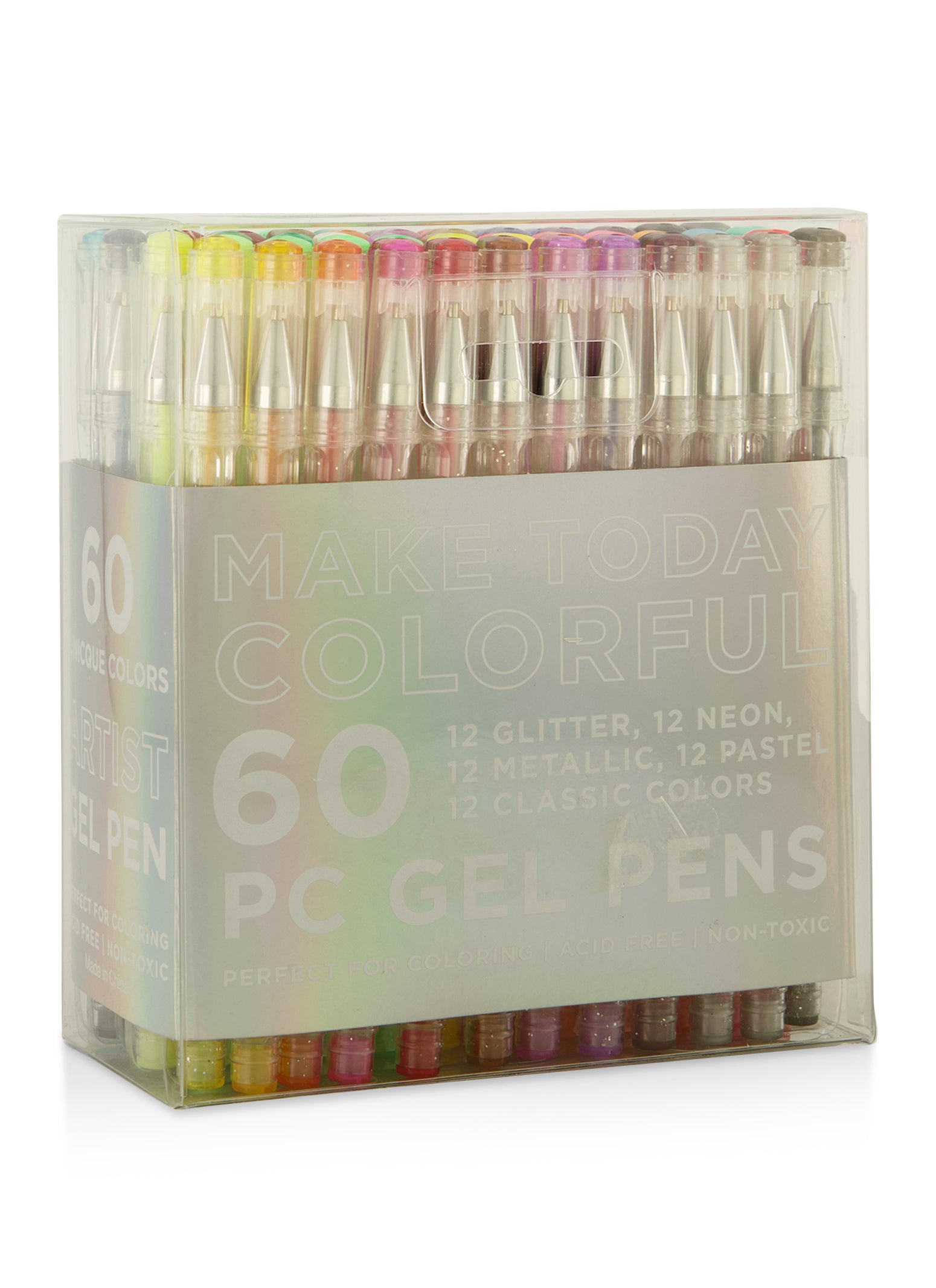 Gel Pens 60 Piece Set - Multi Color