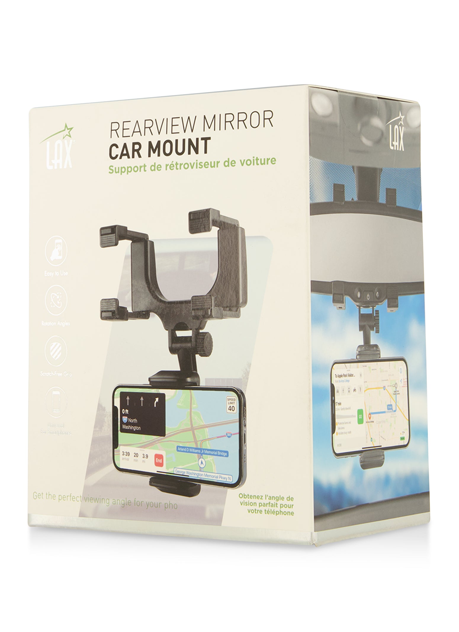 Rear View Mirror Phone Holder Mount