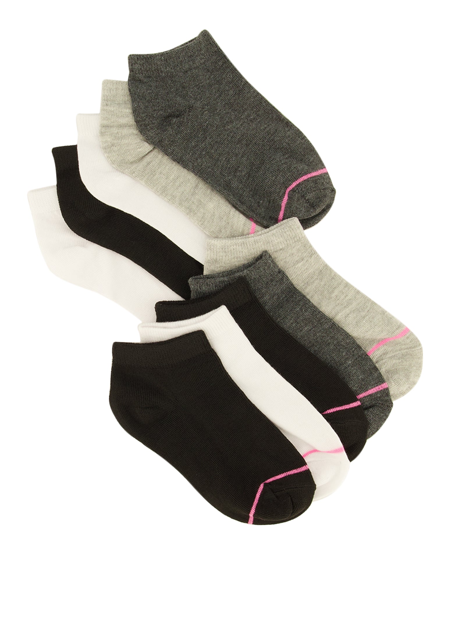 Toddler Girls Assorted Ankle Socks 10 Pack